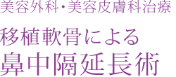 鼻中隔延長術